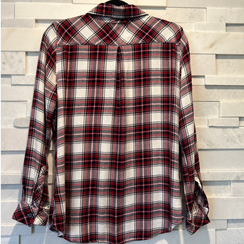 Rails Revolve Hunter Long Slv Button Up Plaid Shi… - image 3